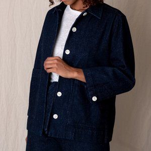 Micaela Greg L Indigo Field Jacket/chore coat